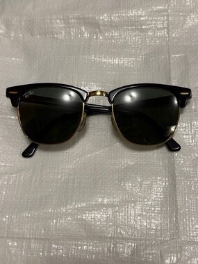 Ray-Ban Reservoir Dogs Mr. Orange  Clubmaster Sunglasses - Black and Gold Frame